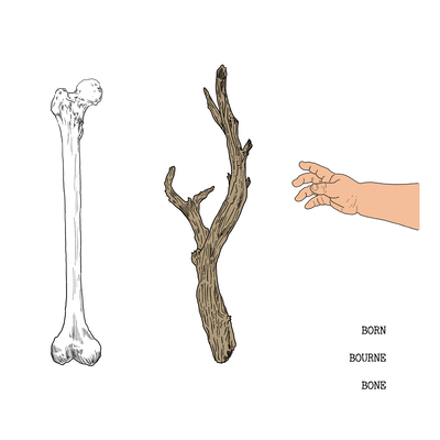 BORN BOURNE BONE Front Cover