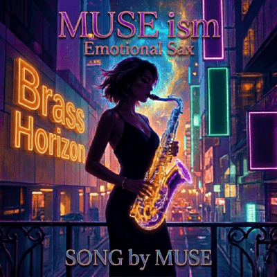 MUSE ism Emotional Sax Brass Horizon Front Cover