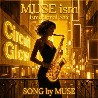 MUSE ism Emotional sax Circuit glow Front Cover