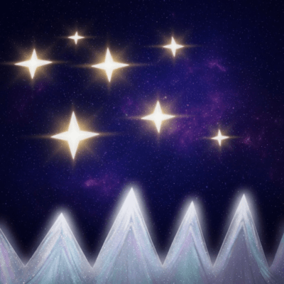 Sparkling starry sky (Ver.888) Front Cover