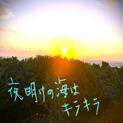 The Sea at dawn is sparking Front Cover