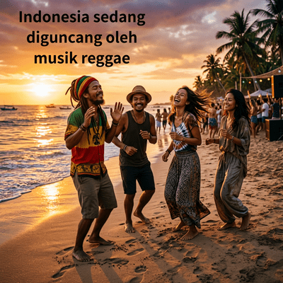 Indonesia sedang diguncang oleh musik reggae Front Cover