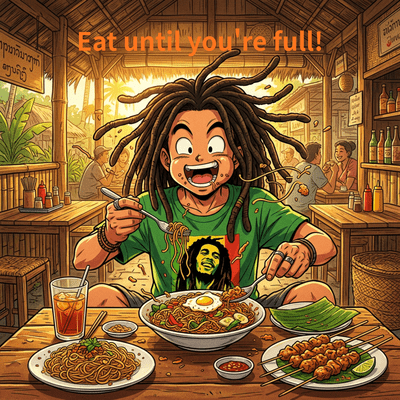 Eat until you're full! Front Cover