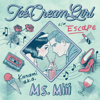 Ice cream girl/Escape Front Cover