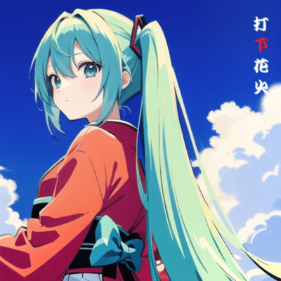 bring down fireworks (feat. HATSUNE MIKU) Front Cover