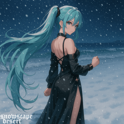 snowscape desert (feat. HATSUNE MIKU) Front Cover