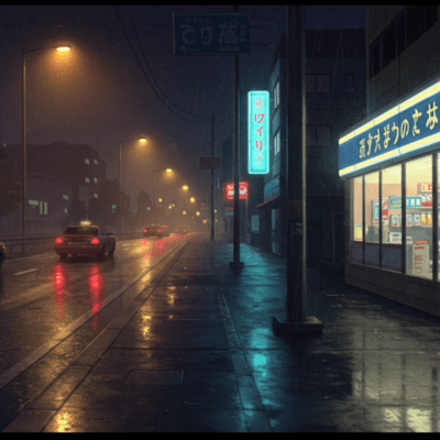 Alone in the Rain Front Cover