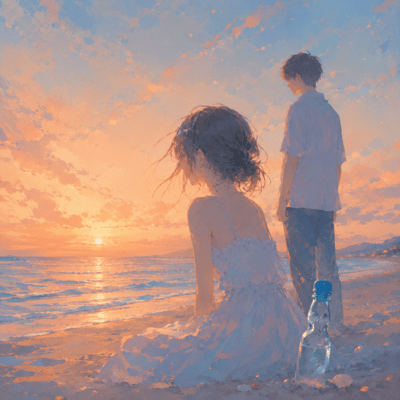 Beach Sunset Front Cover