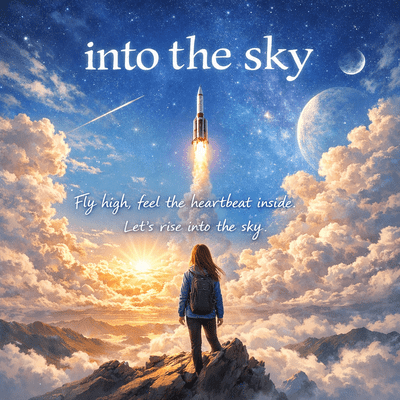 into the skyのジャケット写真