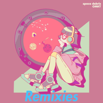 space debris Remixies Front Cover