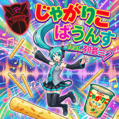 Jagarico Bounce (feat. HATSUNE MIKU) Front Cover