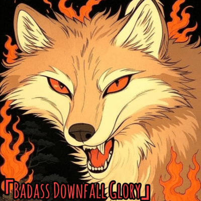 BADASS DOWNFALL GLORY Front Cover
