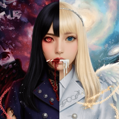 Devil or Angel ? Front Cover