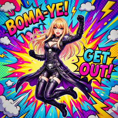 TAKER BOMA-YE! Front Cover