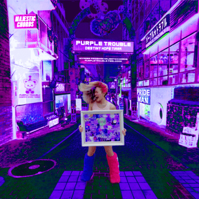 PURPLE TROUBLE Front Cover