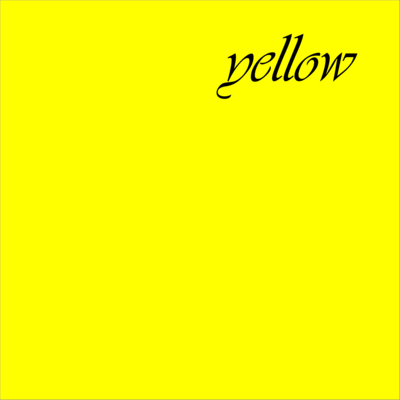 yellowのジャケット写真