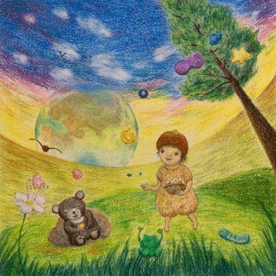 A fairy handing out candy Front Cover