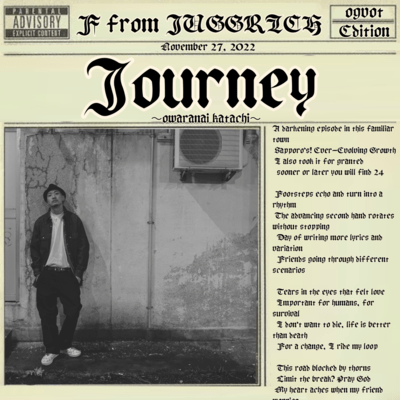 Journey ~owaranaikatachi~ Front Cover