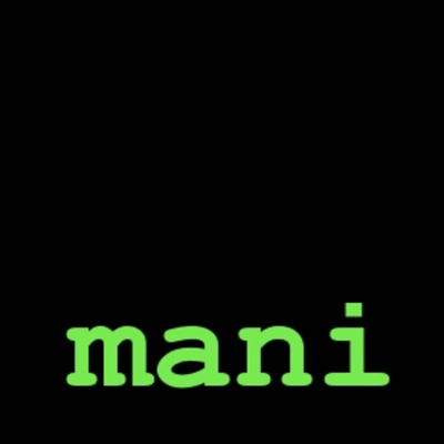 MANIのジャケット写真
