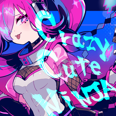 CrazyxCutexNinja (feat. #kzn)のジャケット写真