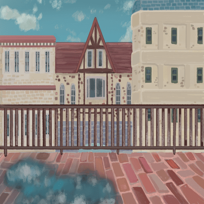 Akai Rengano Machi Front Cover