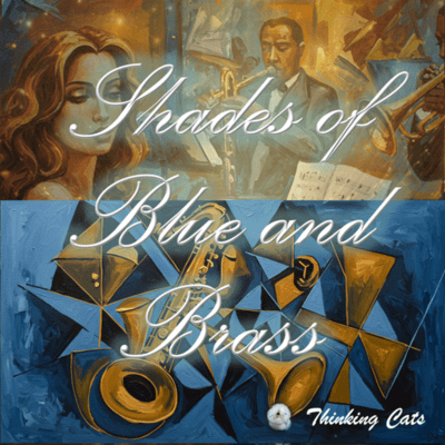 Shades of Blue and Brass Front Cover