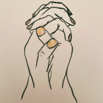 let's hold each other's hand Front Cover