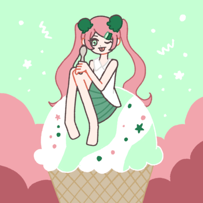 Popping Shower (feat. HATSUNE MIKU) Front Cover