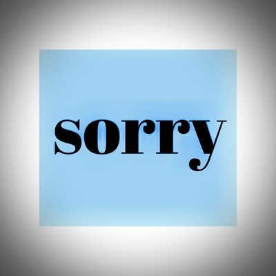sorryのジャケット写真