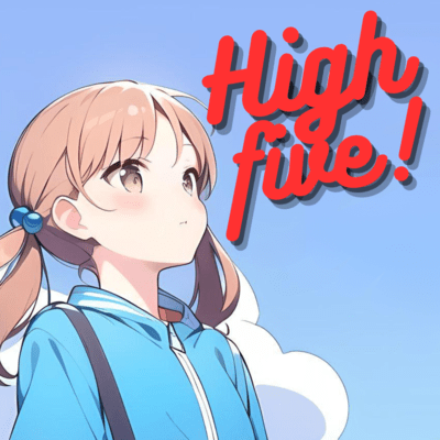 High five ! (feat. HATSUNE MIKU) Front Cover