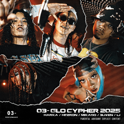 03- Glo Cypher 2025 (feat. MIKADO, 3Li¥en, Hezron, lj & HARKA) Front Cover