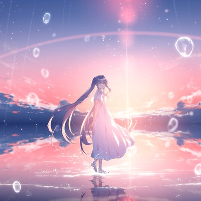 蝉時雨が止む前に (feat. 初音ミク)のジャケット写真