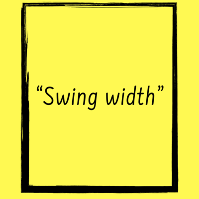 Swing Width Front Cover