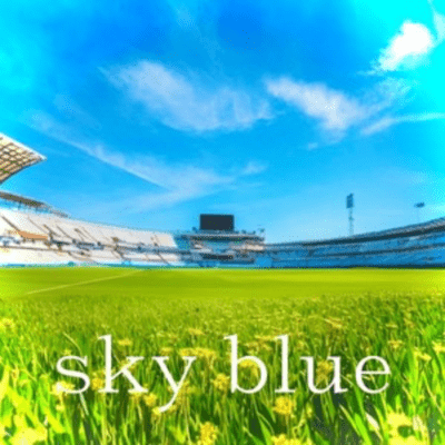 sky blue Front Cover