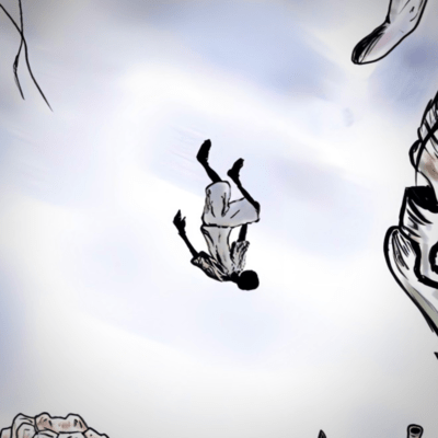 pray for u, falling down Front Cover