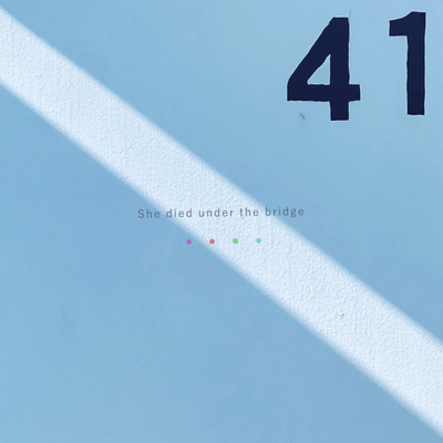 She died under the bridge (Append a Last Track to "This is a Portrait of MoritaSaki.") Front Cover