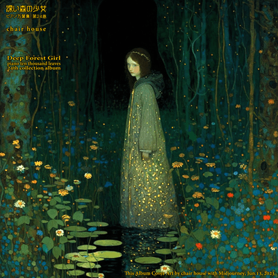 Deep Forest Girl - Piano Ten Thousand Leaves - Volume 24 Front Cover