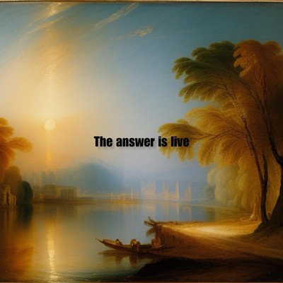 The answer is liveのジャケット写真