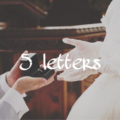 5 letters Front Cover
