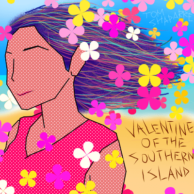 Valentine of the southern island Front Cover