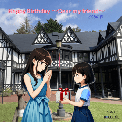 Happy Birthday ~Dear my friend~ Front Cover
