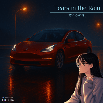 Tears in the rain (feat. Merrow) Front Cover