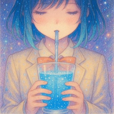 BLUE SODA (feat. Miyamai Moca) Front Cover