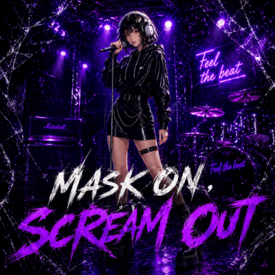 MASK ON, SCREAM OUT Front Cover
