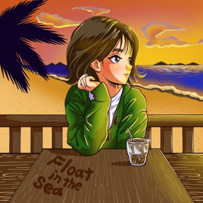 Float in the sea Front Cover