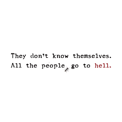 They don't know themselves Front Cover