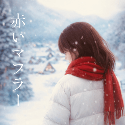 赤いマフラーのジャケット写真