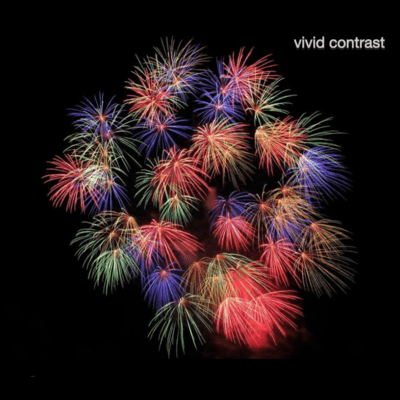 vivid contrast Front Cover