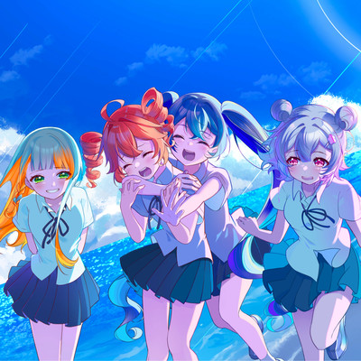 ノスタルジックサマー (feat. 重音テト, 初音ミク, 知声 & 小春六花)のジャケット写真