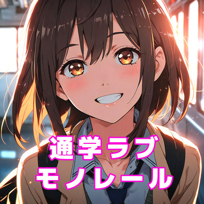 通学ラブモノレール (feat. 夏色花梨 & 宮舞モカ)のジャケット写真